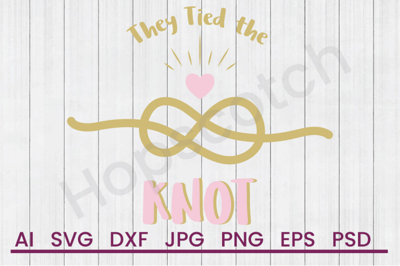 tied-the-knot-svg-file-dxf-file