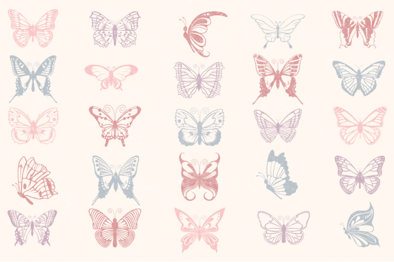Download Butterfly SVG, Butterfly Monogram SVG Cut Files Bundle By ...