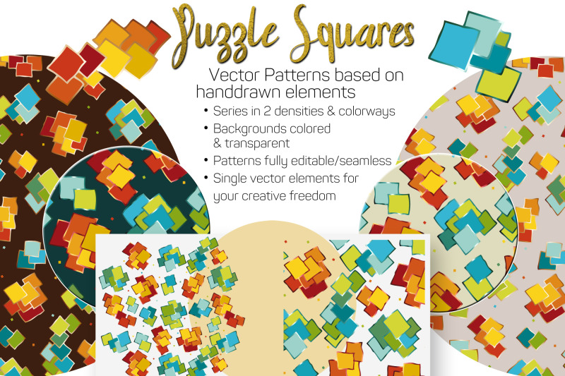 quot-puzzle-squares-quot-vector-patterns-fully-editable