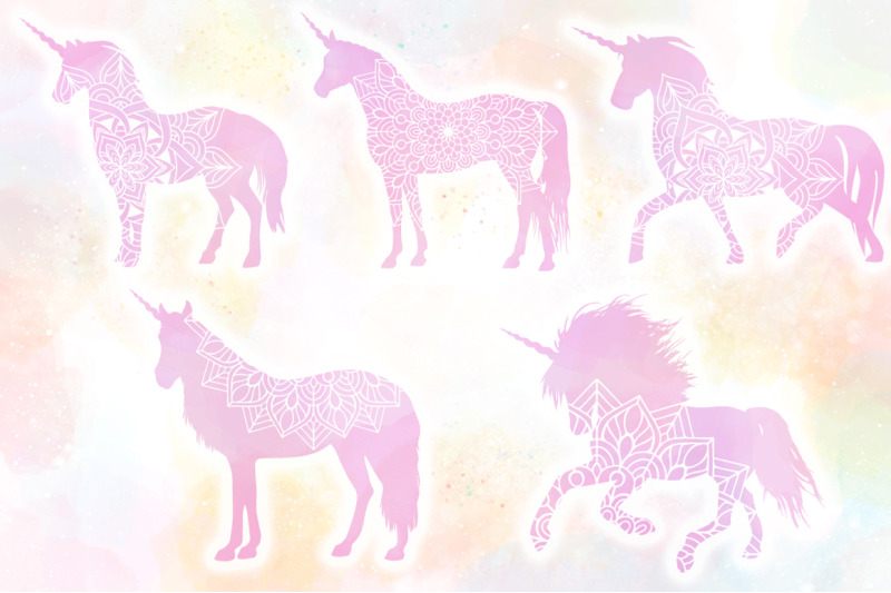 Unicorn Mandala Svg Cut Files Pack By Anastasia Feya Fonts Svg Cut Files Thehungryjpeg Com