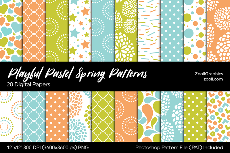 playful-pastel-spring-digital-papers