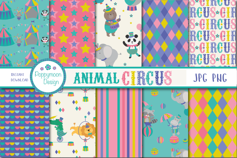 animal-circus-paper