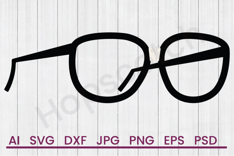 nerd-glasses-svg-file-dxf-file