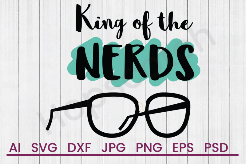 king-of-nerds-svg-file-dxf-file