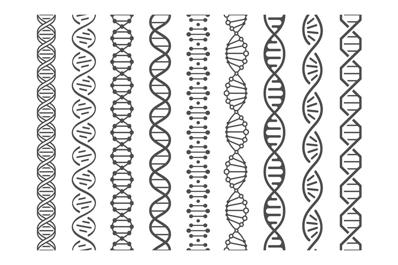 seamless-dna-spiral-adn-helix-structure-genomic-model-and-human-gene