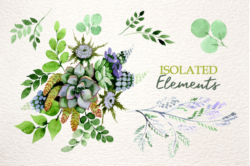 bouquet-with-succulents-watercolor-png