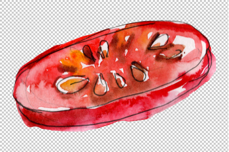 korean-hot-dog-watercolor-png