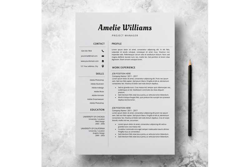 modern-resume-template-professional-cv-design-amelie