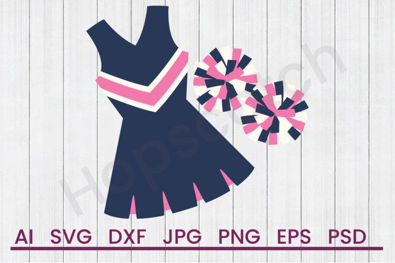 cheerleader-uniform-svg-file-dxf-file