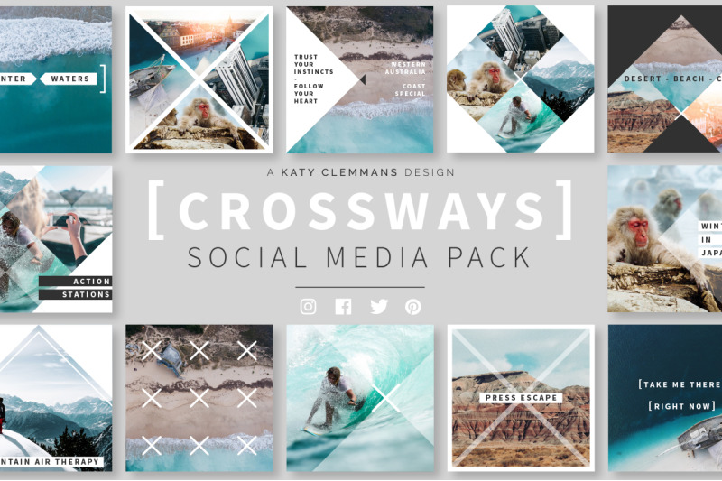 crossways-social-media-template-pack