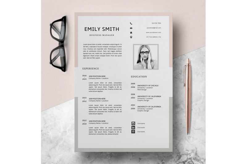 modern-resume-template-cv-template-cover-letter-emily