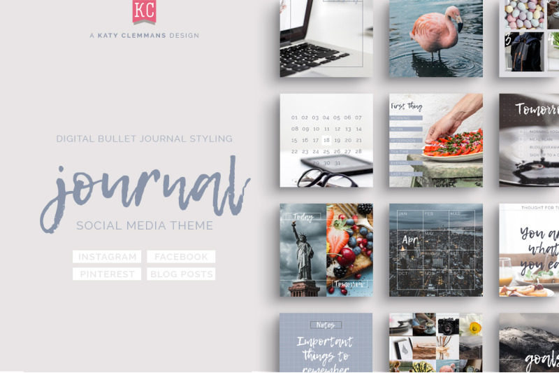 journal-social-media-template-pack