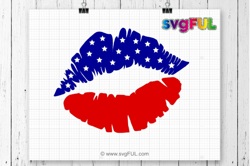 Download lag Lips Svg, American Flag Lip Svg, Fourth of July Svg ...