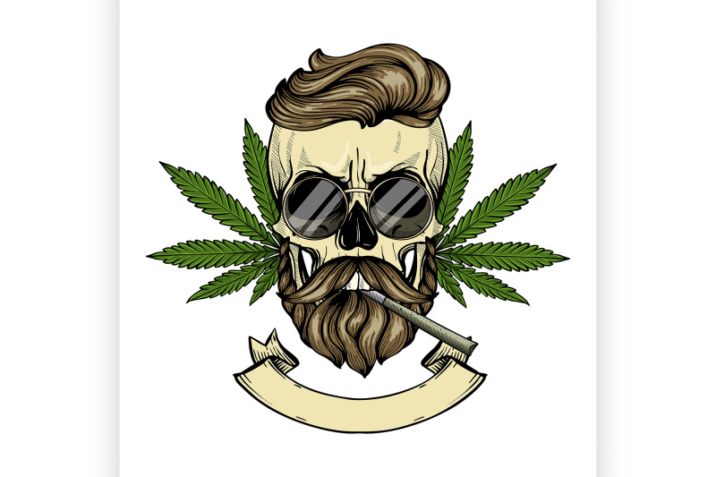 sketch-color-skull-rastaman