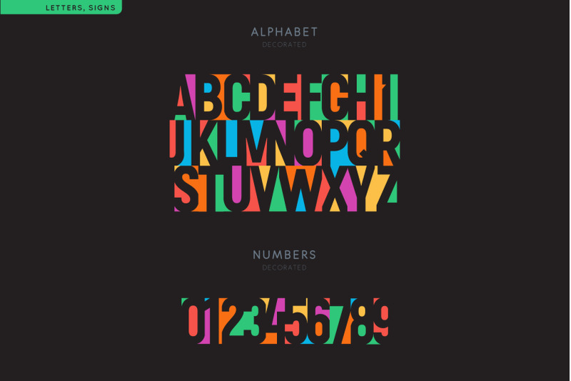 Negative Space Font By Artyway Thehungryjpeg Com