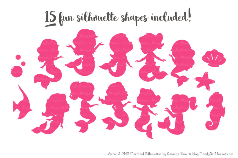 sweet-mermaid-silhouettes-vector-clipart-in-crayon-box-girl