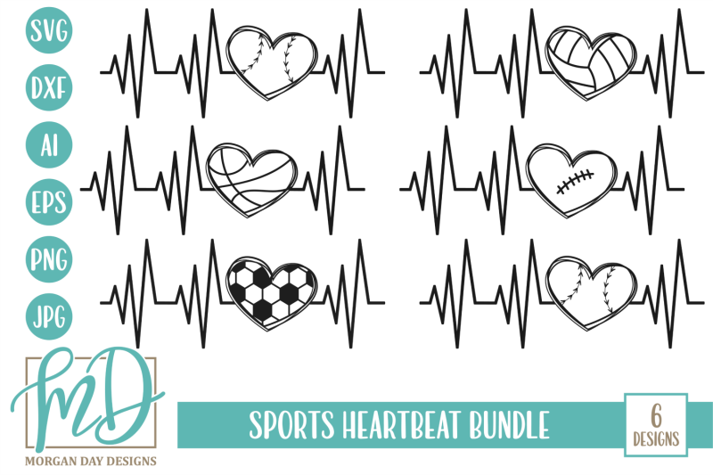 sports-heartbeat-svg-bundle