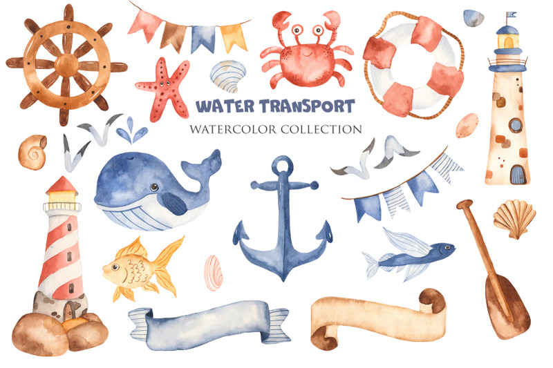 water-transport-childrens-watercolor-set