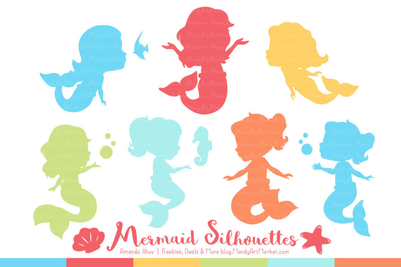 sweet-mermaid-silhouettes-vector-clipart-in-fresh-boy