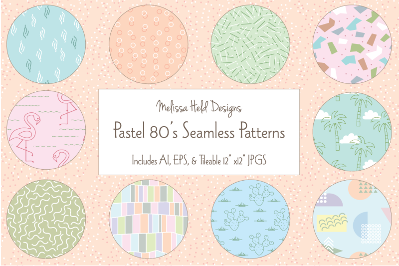 pastel-80-039-s-seamless-patterns