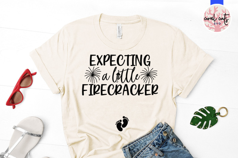 Download Expecting A Little Firecracker Mother Svg Eps Dxf Png Cutting File By Coralcuts Thehungryjpeg Com