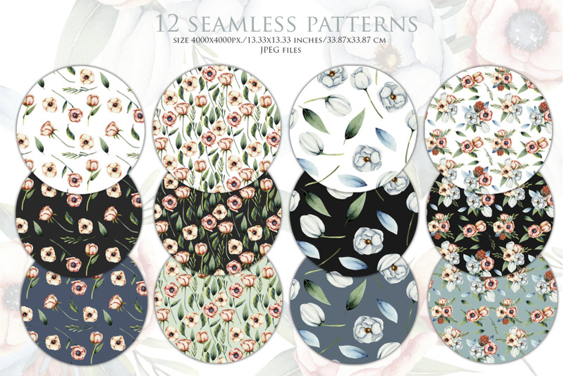 vermont-flowers-12-seamless-patterns