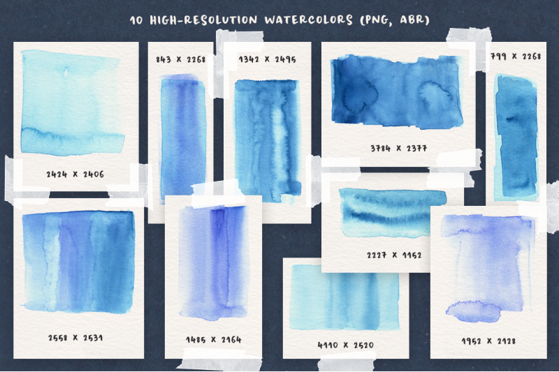 blue-watercolor-and-texture-pack