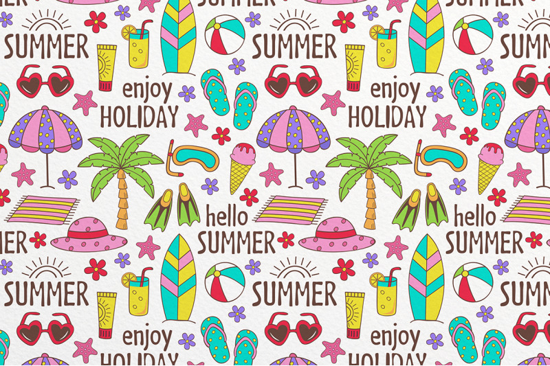 summer-icon-collection