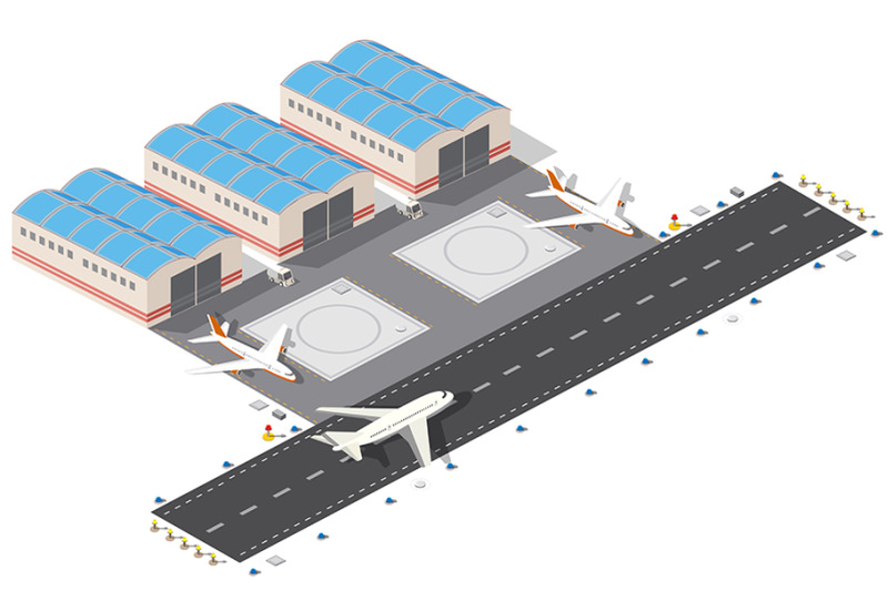 isometric-plan-of-the-city-airport