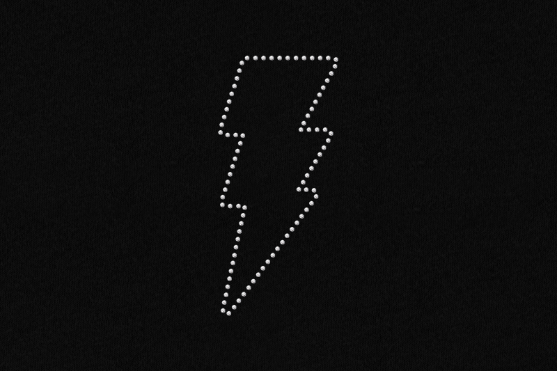 Lightning Bolt Rhinestone Template Svg Png Dxf By Designed By Geeks Thehungryjpeg Com