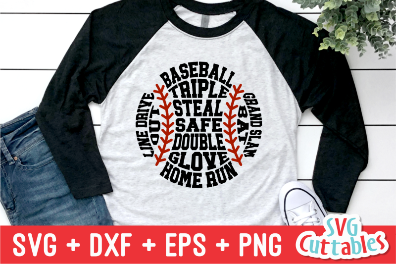 Download Baseball Word Art | SVG Cut File By Svg Cuttables ...