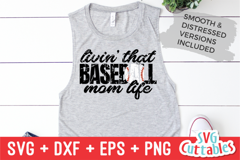 Download Livin' That Baseball Mom Life | SVG Cut File By Svg ...