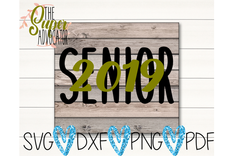 senior-2019-svg-pdf-png-amp-dxf-design