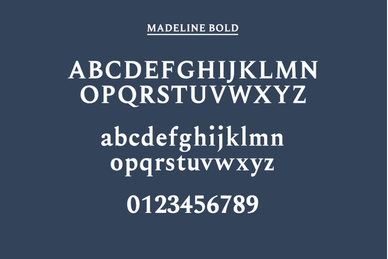 madelin-serif-font-family