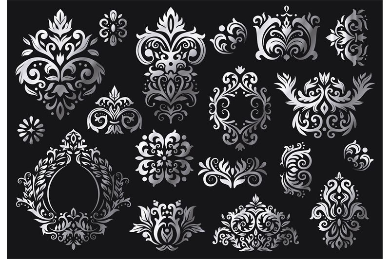 vintage-baroque-ornament-ornate-floral-sprigs-pattern-luxury-damask