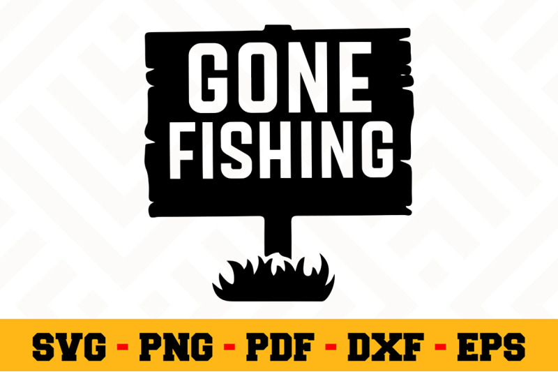 Download Gone Fishing SVG, Fishing SVG Cut File n071 By SvgArtsy ...