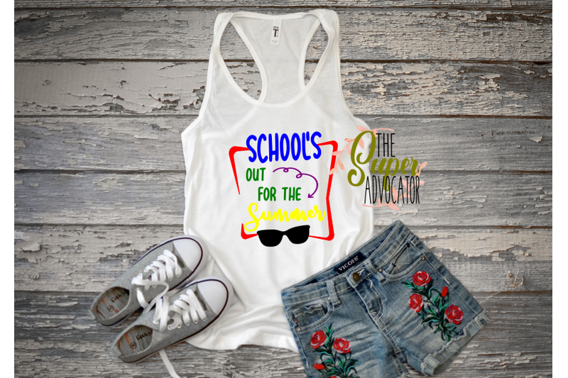 Download School's Out For The Summer SVG, PDF, PNG, & DXF Design By ...