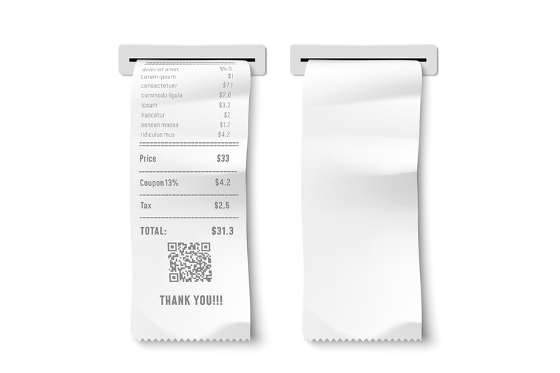 realistic-printed-check-transaction-receipt-payment-bill-and-financi