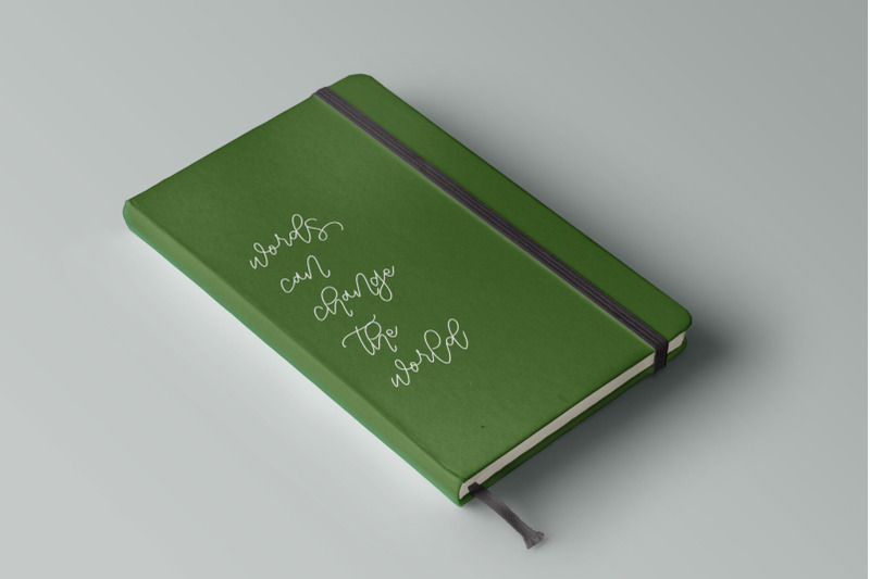 Notebook Script By The Lively Pen Thehungryjpeg Com