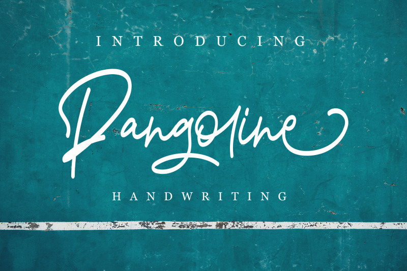 pangoline-handwriting-script