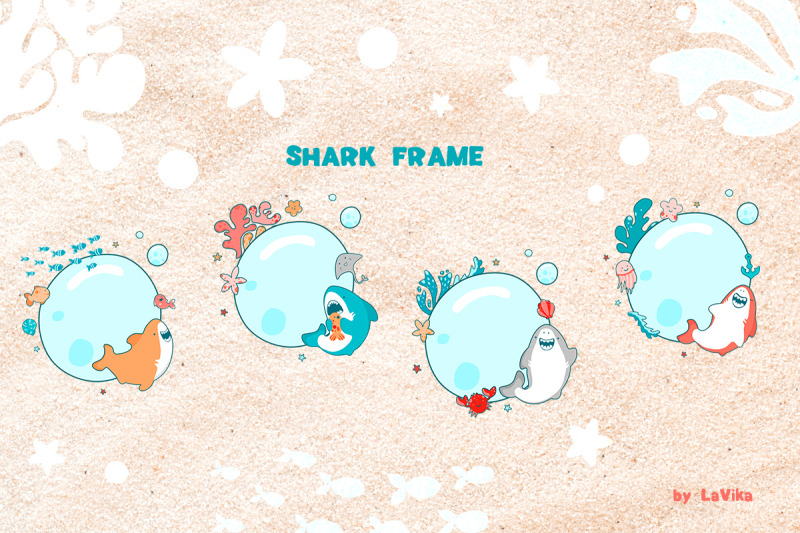 shark-party-cute-underwater-world