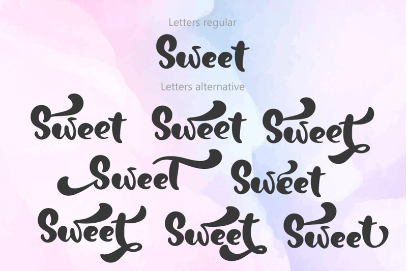 Sweet Dreams Script Font By Happy Letters Thehungryjpeg Com