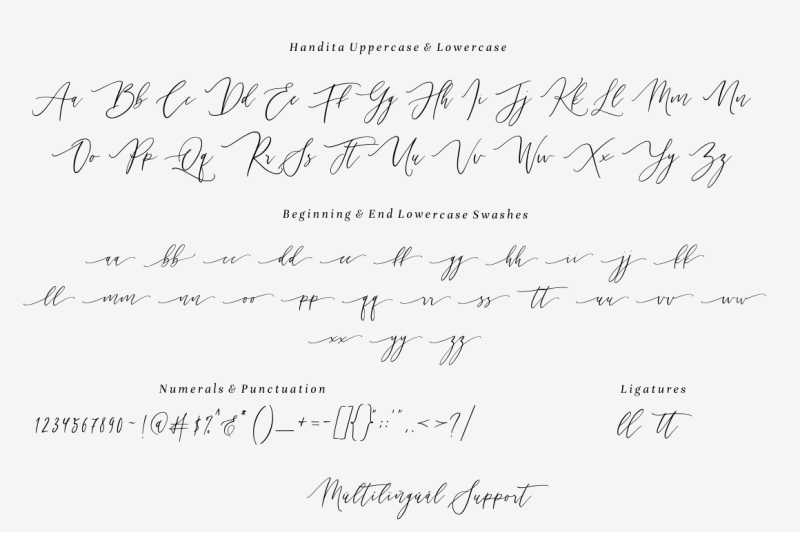 Handita Calligraphy Font By Sronstudio Thehungryjpeg Com