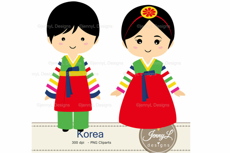 korea-digital-papers-and-clipart