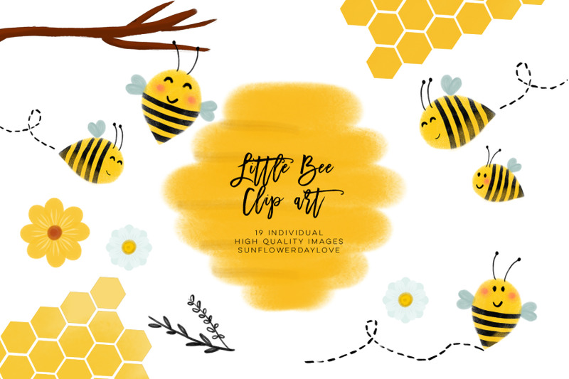 bee-clip-art-bees-illustration-honey-bee-clipart