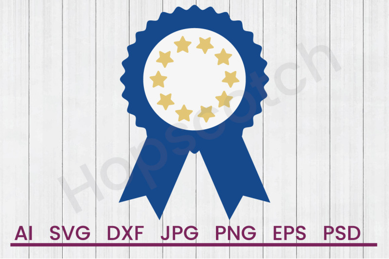 blue-ribbon-award-svg-file-dxf-file