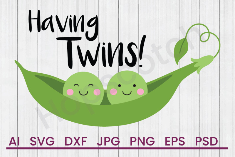 having-twins-svg-file-dxf-file
