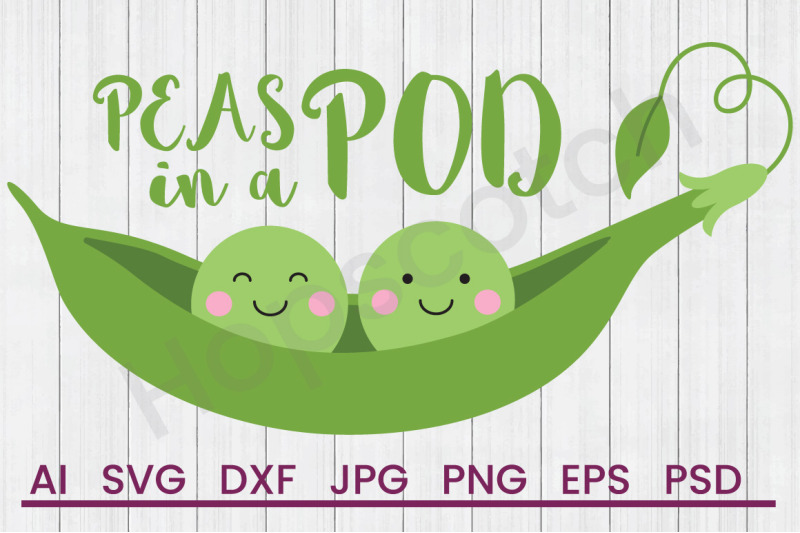 peas-in-pod-svg-file-dxf-file