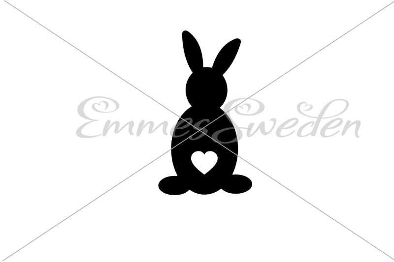 Download Easter bunny, silhouette svg By EmmesSweden ...
