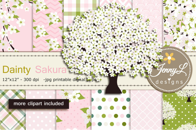 white-cherry-blossoms-digital-paper-and-sakura-clipart